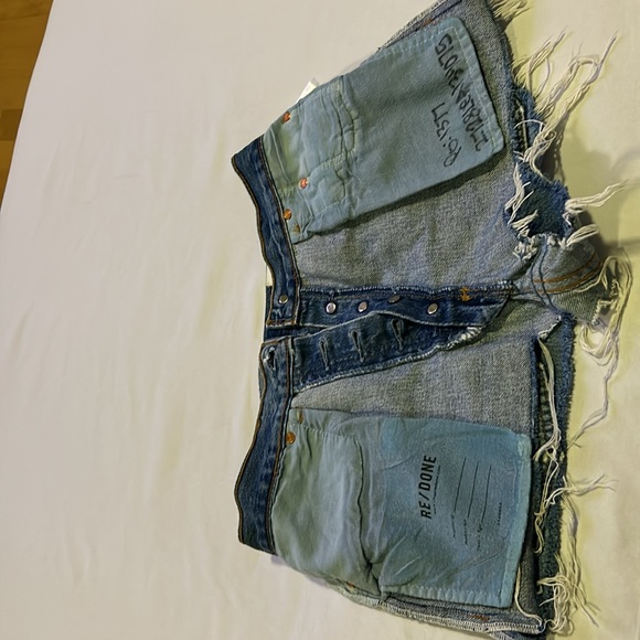 Re /Done Jean denim shorts - Picture 7 of 7